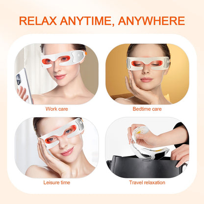 LED Eye Massager for Anti-Aging, Photon Therapy to Lighten Dark Circles & Smooth Fine Lines