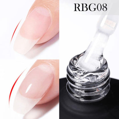 BORN PRETTY Milky Pink Rubber Base Gel Long-Lasting Semi Permanent UV LED Nail Polish