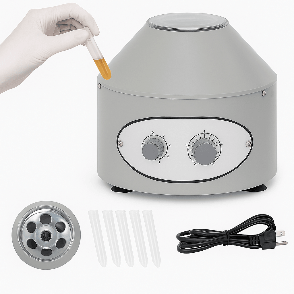 800-1 Electric Centrifuge Machine 110V, 4000 RPM, 6 x 0.67 fl oz Tubes