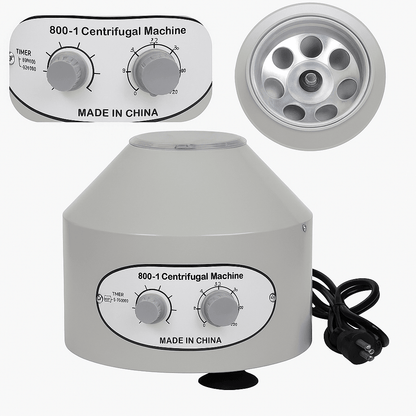 800-1 Electric Centrifuge Machine 110V, 4000 RPM, 6 x 0.67 fl oz Tubes