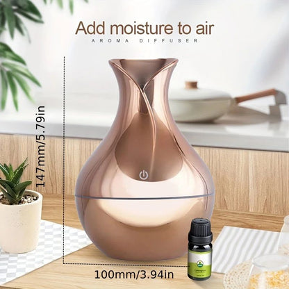 WhisperMist Compact USB Essential Oil Diffuser and Air Humidifier