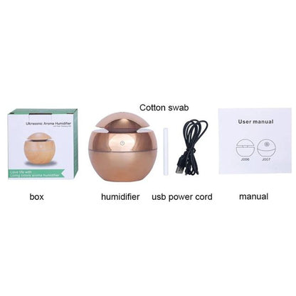 WhisperMist Compact USB Essential Oil Diffuser and Air Humidifier