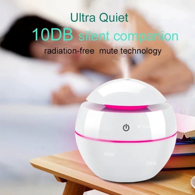 WhisperMist Compact USB Essential Oil Diffuser and Air Humidifier