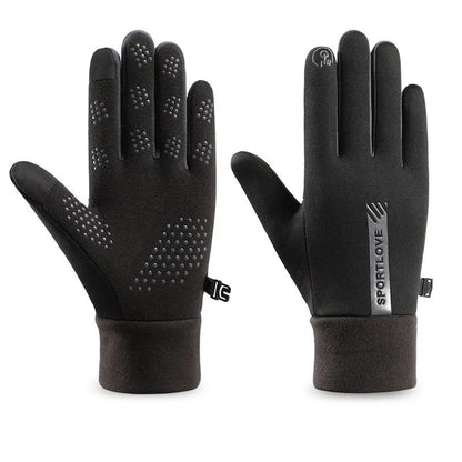 Winter Gloves for Women, Thermal Fleece Cycling Bike Gloves, Windproof & Waterproof Cold Resistance Mittens for Bicycle