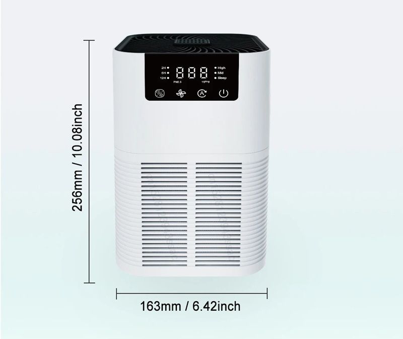 HEPA Air Purifier with Aromatherapy – Smoke Odor Eliminator & Negative Ion Generator for Home