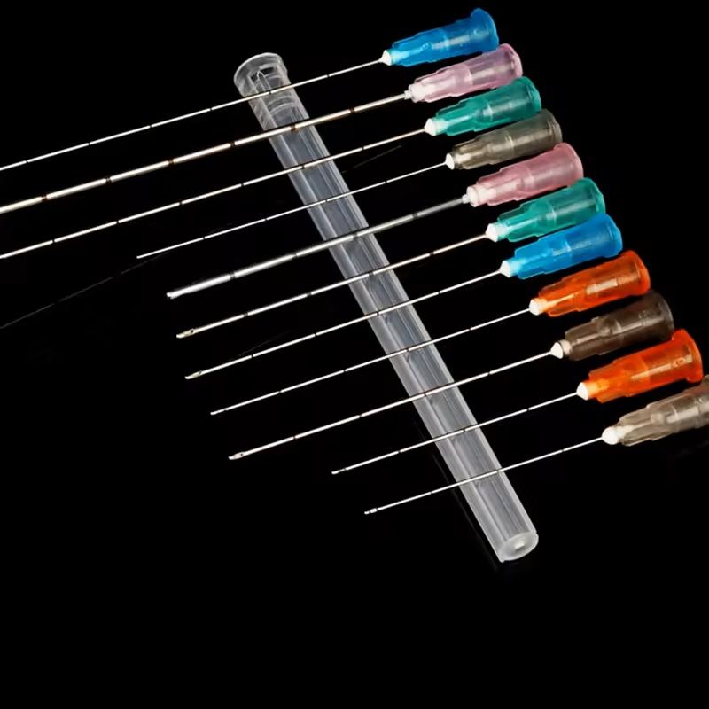 50pcs Blunt Tip Cannula Needles for Syringe and Body Piercing