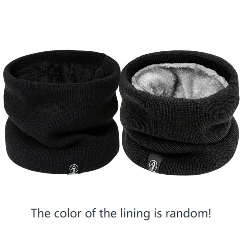 Winter Snood Scarf,Premium Knitted Cashmere,Like Neck Warmer for Women & Men,Fashion Solid Unisex Scarf for Cold Weather