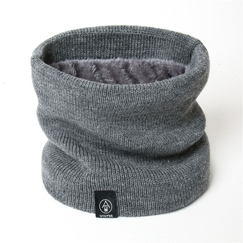 Winter Snood Scarf,Premium Knitted Cashmere,Like Neck Warmer for Women & Men,Fashion Solid Unisex Scarf for Cold Weather