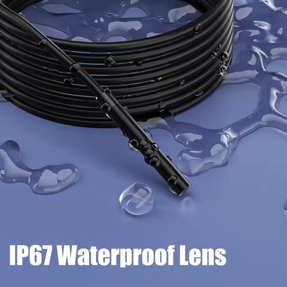 HD Waterproof Industrial Endoscope Camera for iOS with Flexible Cable (1m–10m)