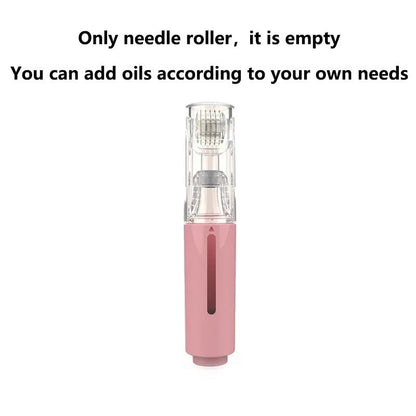 Derma Roller Titanium Needle Roller for Beard Growth, Lip Roller, Beard Hair Growth Roller, Serum Applicator Tool