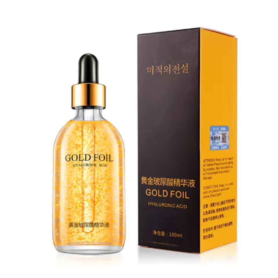 24K Gold Anti-Aging Hyaluronic Face Serum with Collagen and Niacinamide