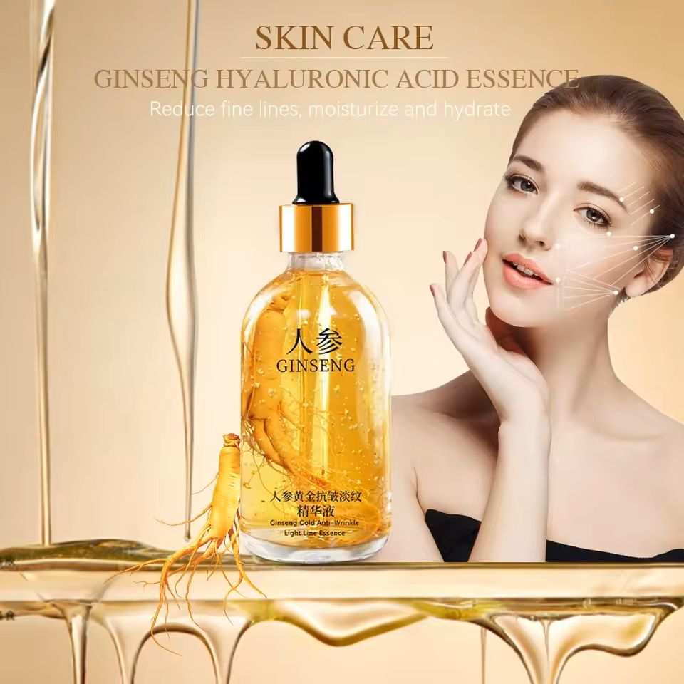 24K Gold Anti-Aging Hyaluronic Face Serum with Collagen and Niacinamide