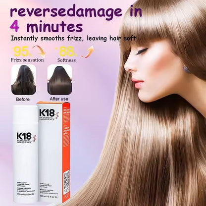 K18 Leave-In Repair Hair Mask for Dry Damaged Hair – 4-Minute Intensive Treatment