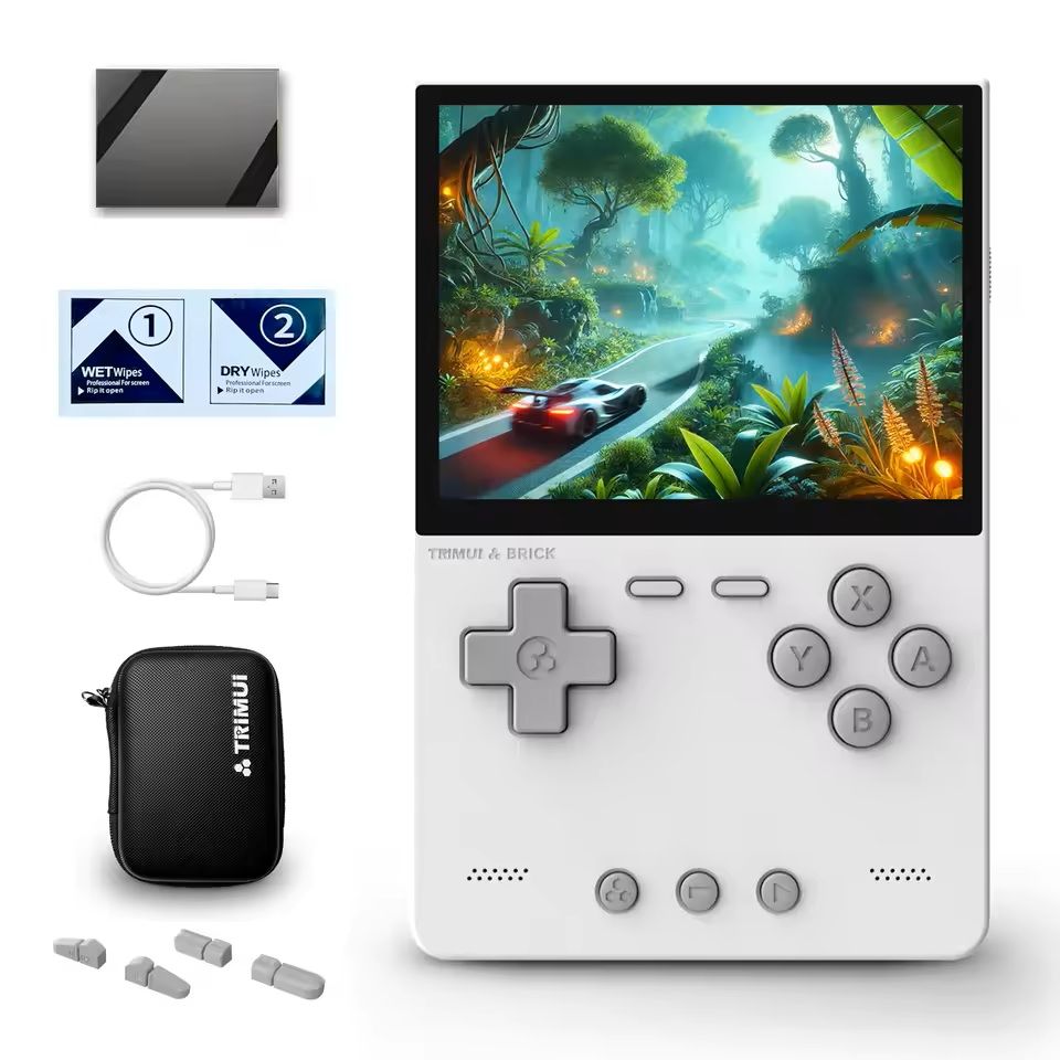 Trimui Brick Handheld Gaming Console with HD IPS Display Portable Retro Game Console
