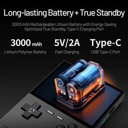 Trimui Brick Handheld Gaming Console with HD IPS Display Portable Retro Game Console