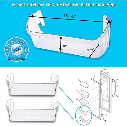 Clear Door Bin Shelf Bucket, Compatible Frigidaire Refrigerator