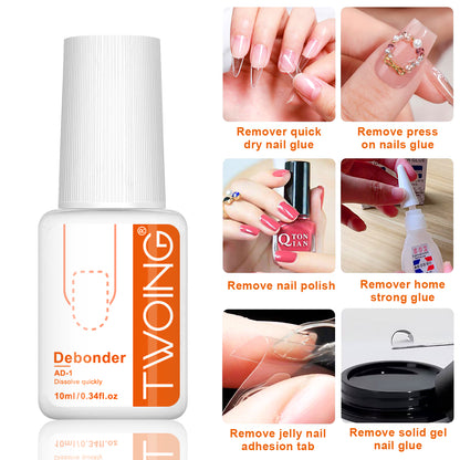Super Strong Nail Glue for Acrylic & Press On Nails, Quick Lasting Adhesion for Fake Nails & Tips