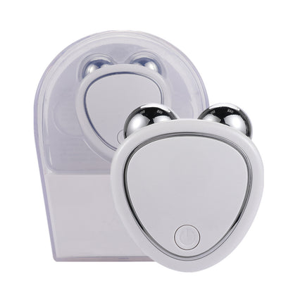 Microcurrent Roller Massager, Portable EMS Beauty Device for Facial Lifting, Swelling Reduction & Skin Rejuvenation