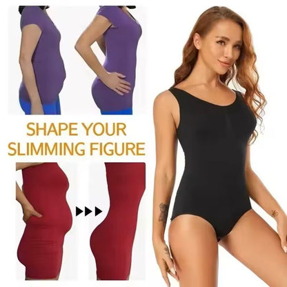 Plus Size Seamless Shapewear Bodysuit – Waist Trainer & Tummy Control