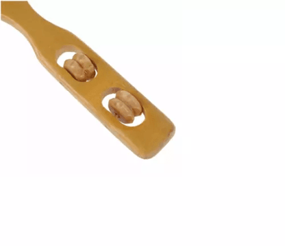 Bamboo Back Scratcher Massage Rollers, Long Reach Therapeutic Bamboo Massager Stick for Back, Shoulders & Body