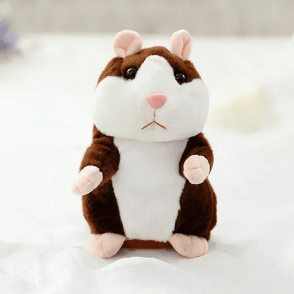 Talking Hamster Plush Toy Repeats What You Say Funny Interactive Doll for Kids and Babies