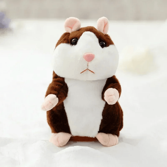 Talking Hamster Plush Toy Repeats What You Say Funny Interactive Doll for Kids and Babies