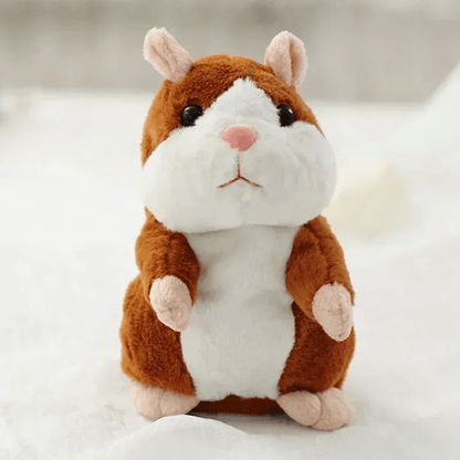 Talking Hamster Plush Toy Repeats What You Say Funny Interactive Doll for Kids and Babies