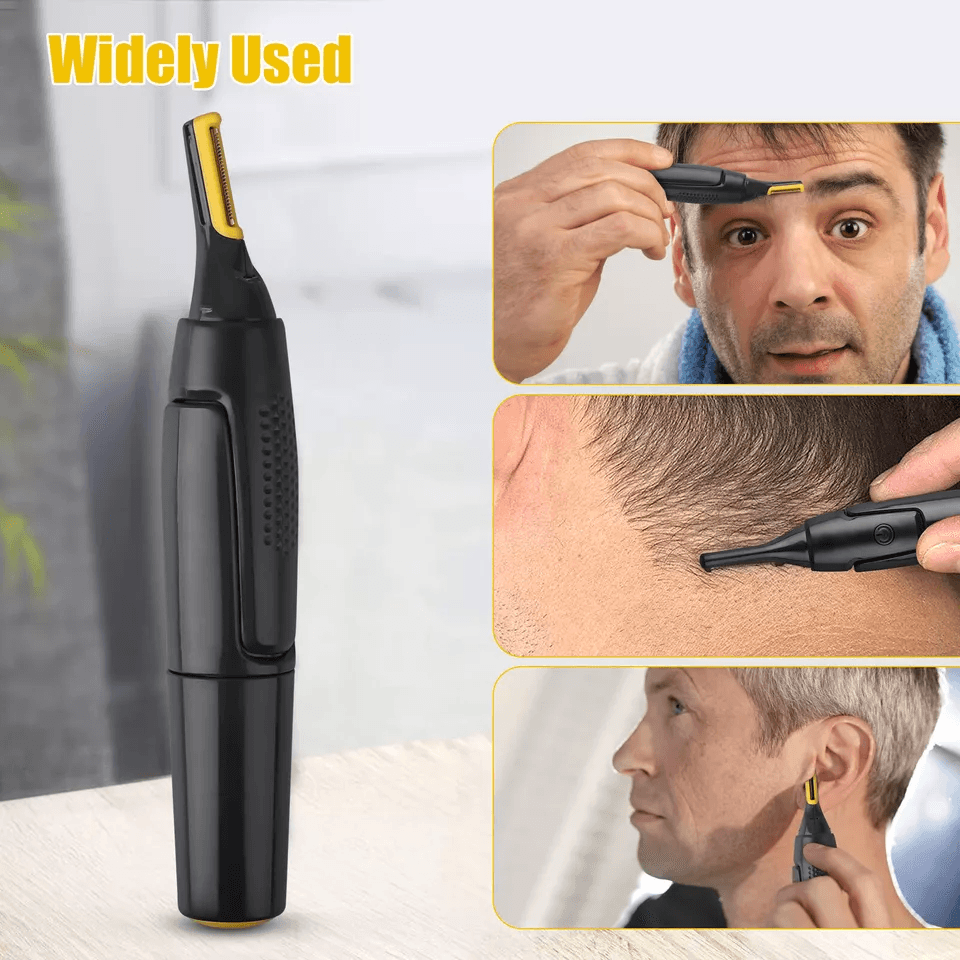 Professional Electric Ear Nose Hair Trimmer for Men, Beard, Mustache, Eyebrow, Sideburn Remover & Shaver Clipper