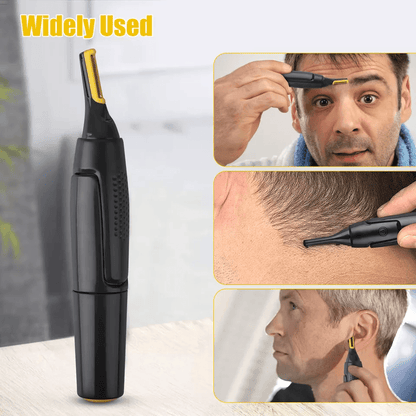 Professional Electric Ear Nose Hair Trimmer for Men, Beard, Mustache, Eyebrow, Sideburn Remover & Shaver Clipper