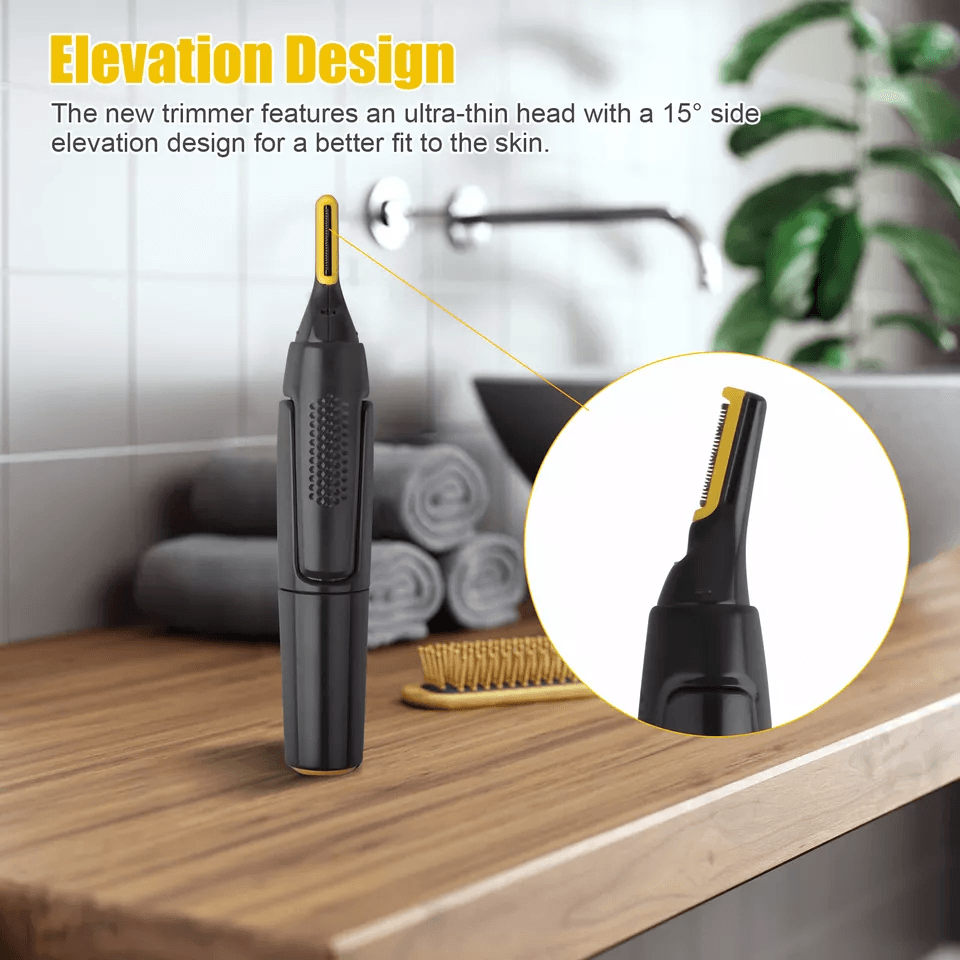 Professional Electric Ear Nose Hair Trimmer for Men, Beard, Mustache, Eyebrow, Sideburn Remover & Shaver Clipper
