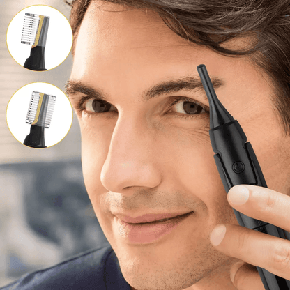 Professional Electric Ear Nose Hair Trimmer for Men, Beard, Mustache, Eyebrow, Sideburn Remover & Shaver Clipper