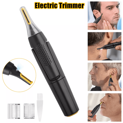 Professional Electric Ear Nose Hair Trimmer for Men, Beard, Mustache, Eyebrow, Sideburn Remover & Shaver Clipper