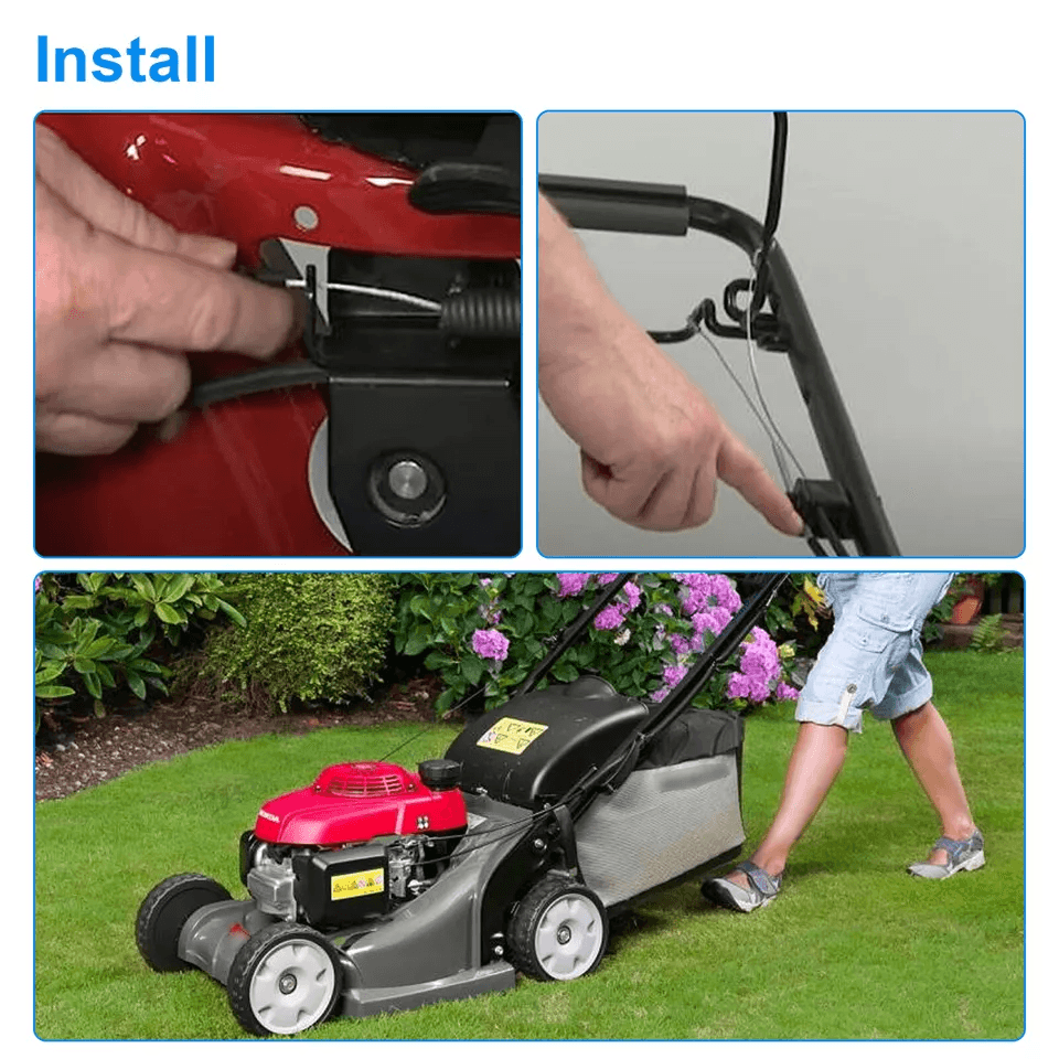 Craftsman Lawn Mower Replacement Engine Brake Zone Control Cable, High-Quality Mower Parts for Smooth Operation