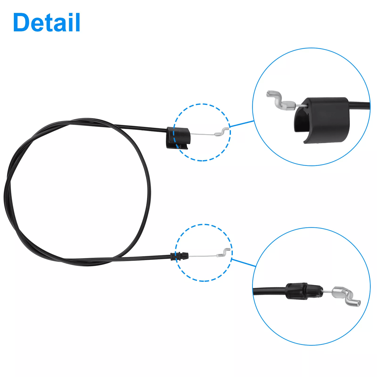 Craftsman Lawn Mower Replacement Engine Brake Zone Control Cable, High-Quality Mower Parts for Smooth Operation