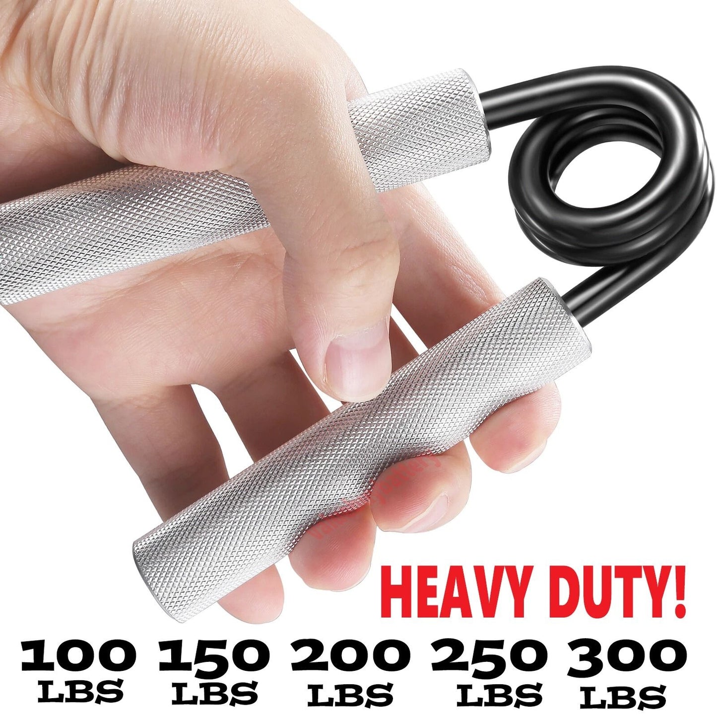 Heavy-Duty Metal Hand Gripper, Adjustable Strength Exercise Gripper for Forearm & Wrist Training