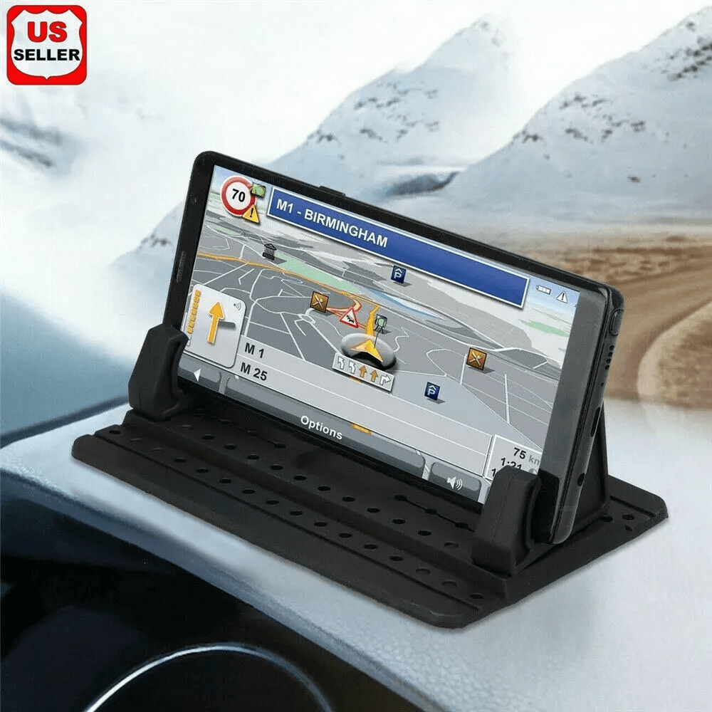 Universal Car Dashboard Anti slip Mat & Mount Holder Stand, Non Toxic Rubber Phone GPS Pad for Smartphones