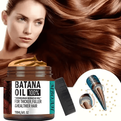100 Percent Unrefined Batana Oil – Deep Hair Conditioner for Fuller, Thicker, Healthier Hair
