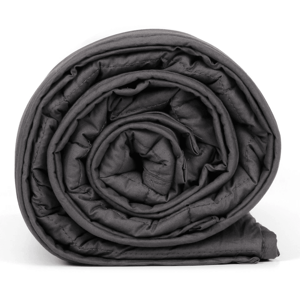 Anxiety Weighted Blanket, Cotton Heavy Blanket for Stress Relief, Calming Sleep Aid for Adults