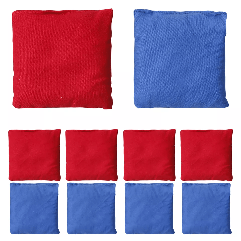 Cornhole Bean Bag Toss Set, Outdoor Party Game Boards for All Ages with Carry Case