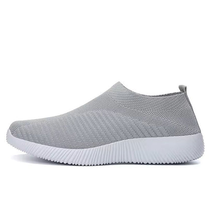 Womens Slip-On Walking Loafers with Cushioned Sole