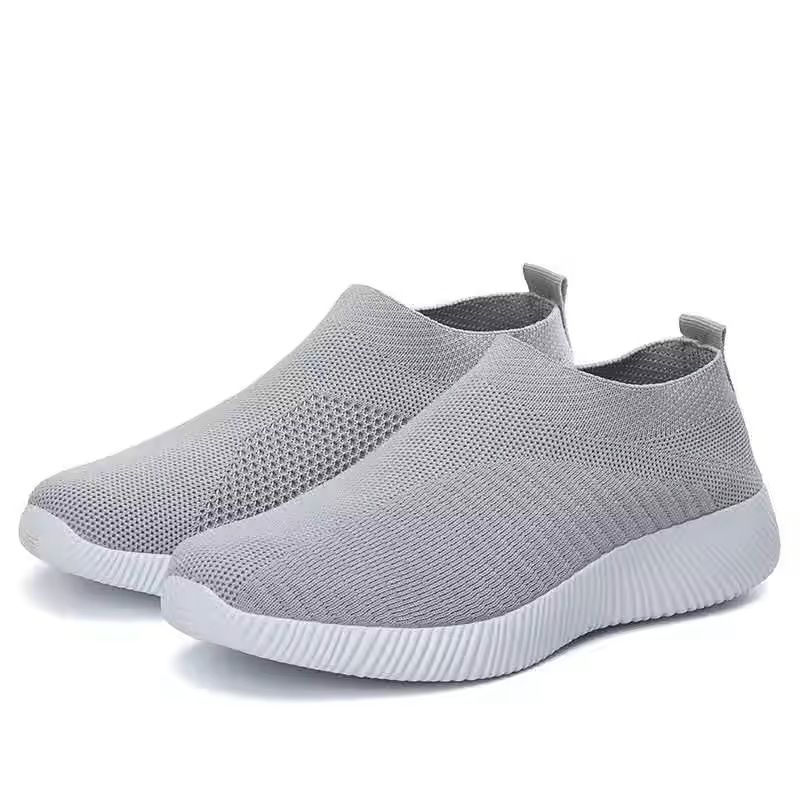 Womens Slip-On Walking Loafers with Cushioned Sole