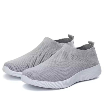 Womens Slip-On Walking Loafers with Cushioned Sole