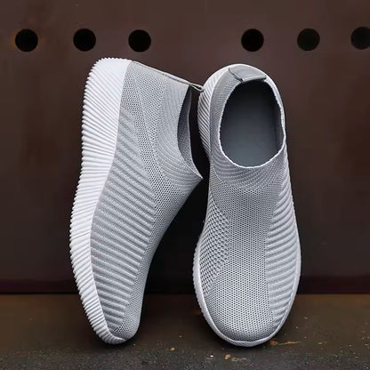 Womens Slip-On Walking Loafers with Cushioned Sole