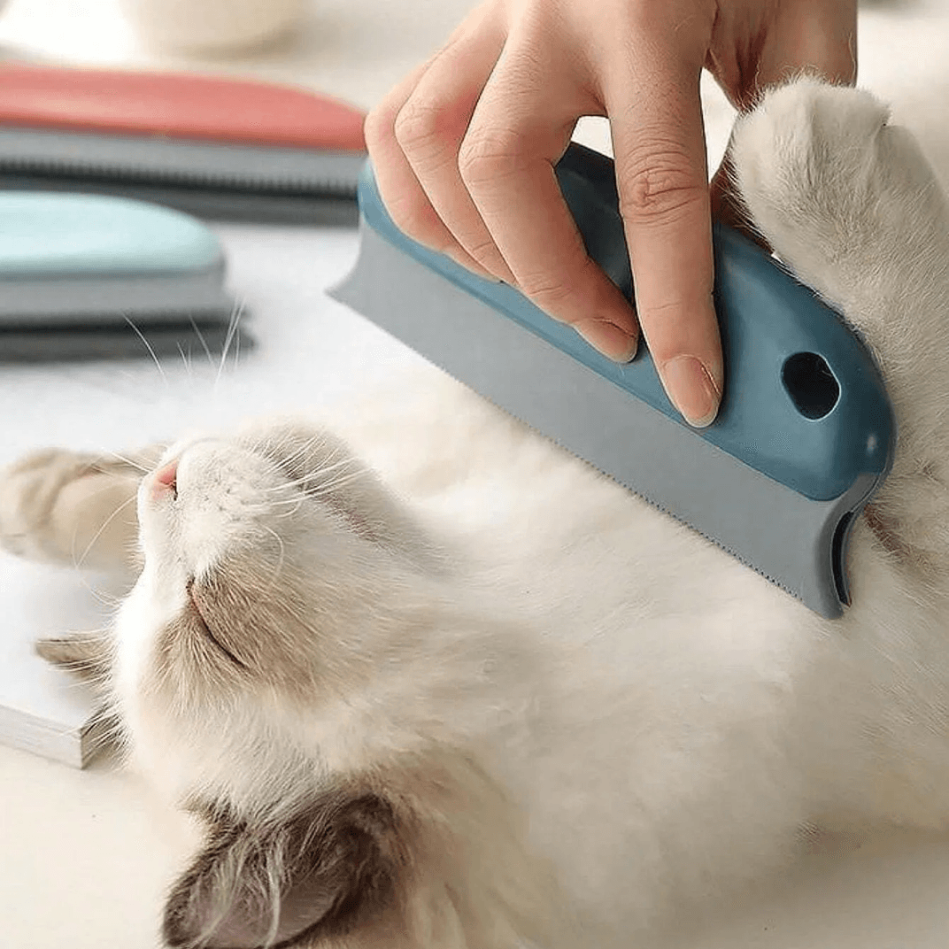 Pet Hair Remover Brush for Cats and Dogs with Gentle Fur Shaving and Cleaning