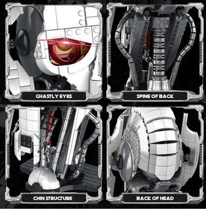 788 Piece General Grievous Helmet Building Block Set for Star Wars Fans and Collectors