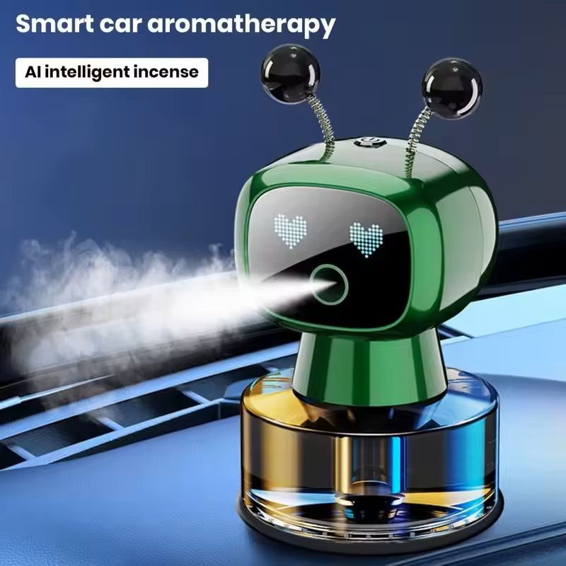 Smart Car Air Freshener Rechargeable Aroma Diffuser with Adjustable Settings