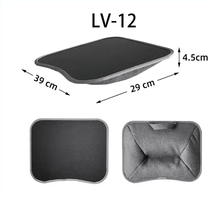 MUMUCC Cushioned Laptop Lap Desk with Mouse Pad – Portable Pillow Table for Home and Travel