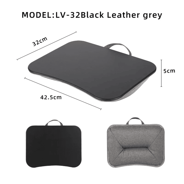 MUMUCC Cushioned Laptop Lap Desk with Mouse Pad – Portable Pillow Table for Home and Travel
