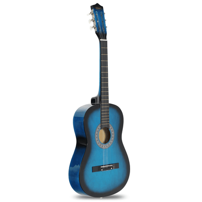 38 Inch Beginner Acoustic Guitar Kit with Case Strap Tuner and Pick for Students and Adults