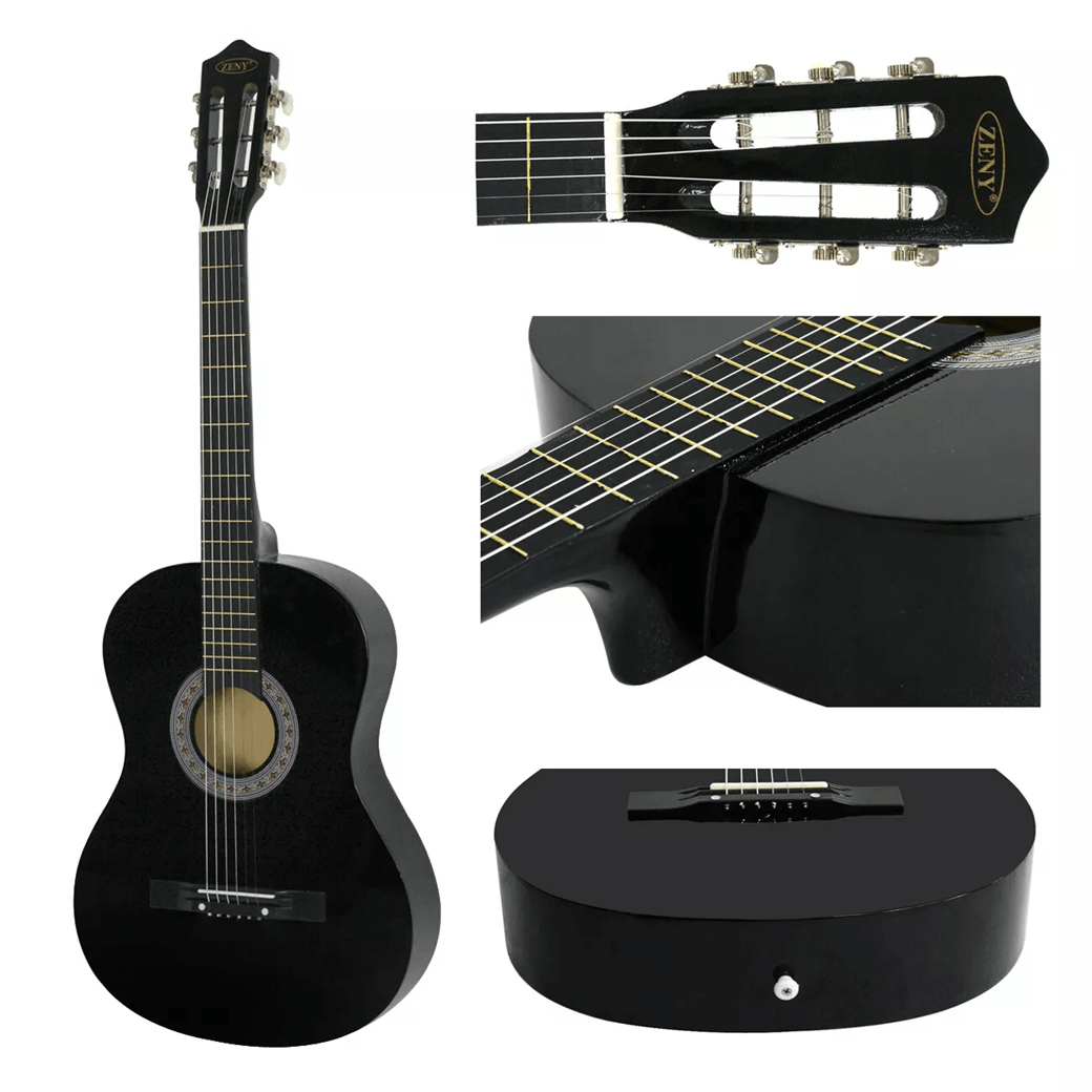 38 Inch Full Size Acoustic Guitar for Beginners with Pick Ideal for Adults and Kids
